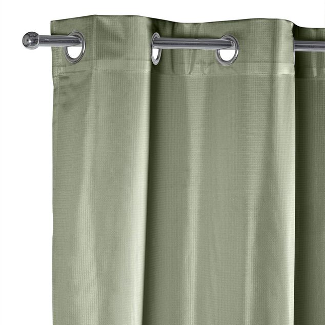 Voilage thermique &agrave; oeillets 135x240cm isolation et protection anti-UV (4 mod&egrave;les)