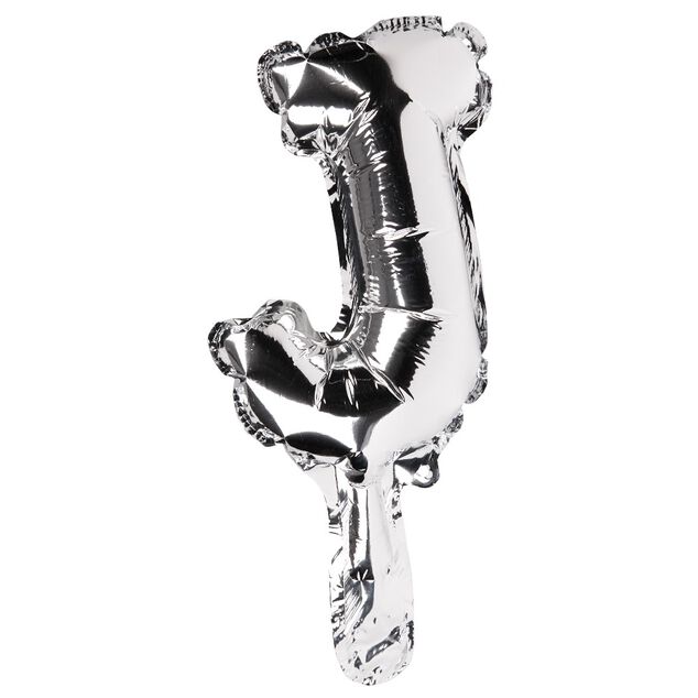 Ballon JOYEUX ANNIVERSAIRE en aluminium dor&eacute;/argent&eacute;