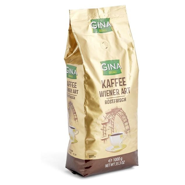 Caf&eacute; en grain viennois Gina Wiener 1kg