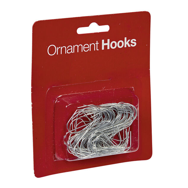 Crochet métallique argenté x100