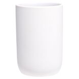 Gobelet c&eacute;ramique blanc &Oslash;6,8xH10cm