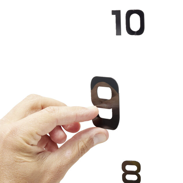 Horloge murale adhésive Ø40cm