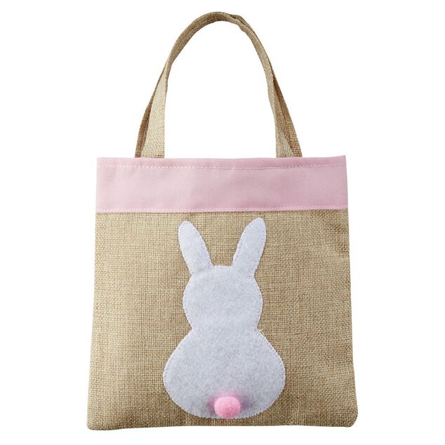 Sac en lin design lapin de P&acirc;ques (2 mod&egrave;les)
