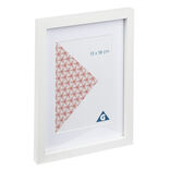 Cadre photo bois blanc 20x26cm pour photo 13x18cm