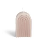 Bougie Bridge marron foncé 6x4xH9cm