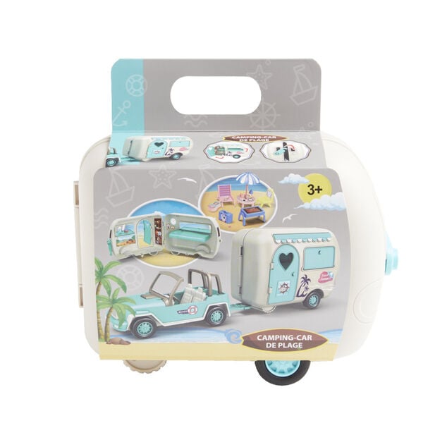 Jeu de camping car de plage