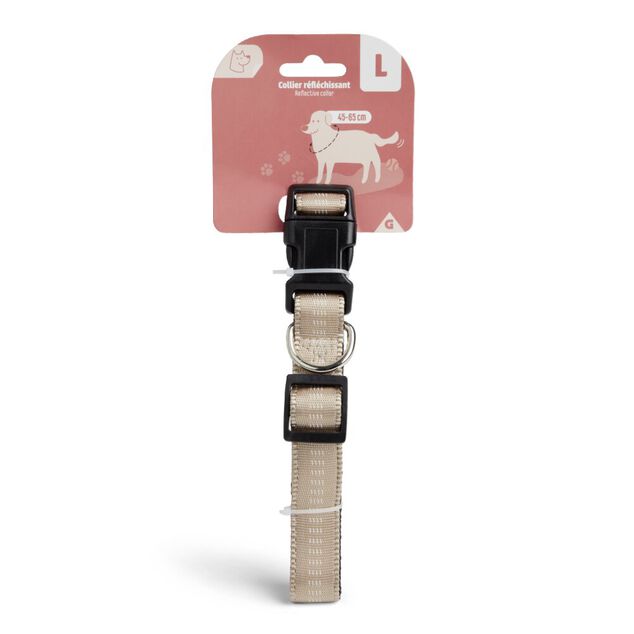 Collier r&eacute;flechissant pour grand chien - Taille L