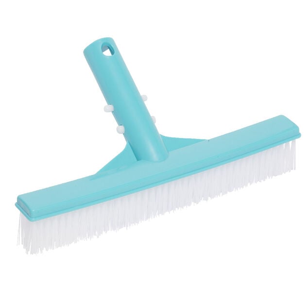 Brosse de piscine en plastique bleu 25x5xH15cm
