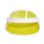 Casquette visi&egrave;re adulte jaune