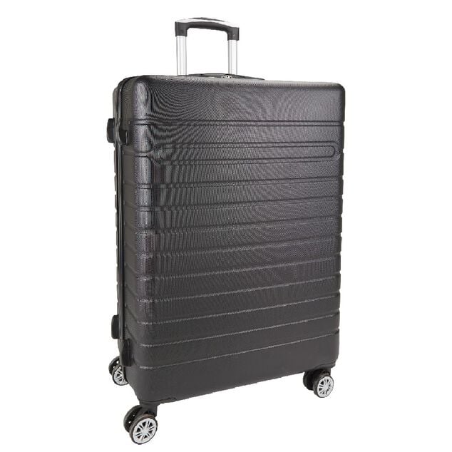 Valise plastique rigide noir H77cm