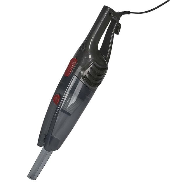 Aspirateur balai 2en1 Homday filaire noir et rouge