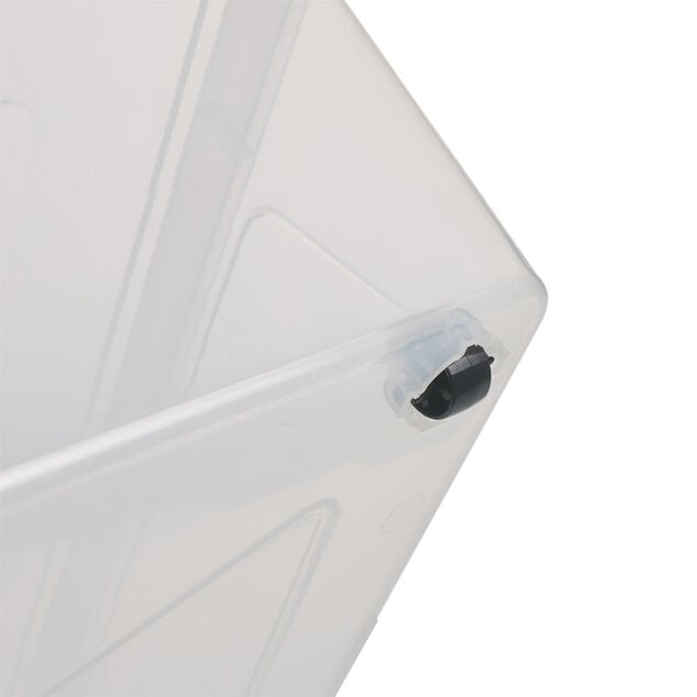 Bo&icirc;te de rangement transparente 55 L