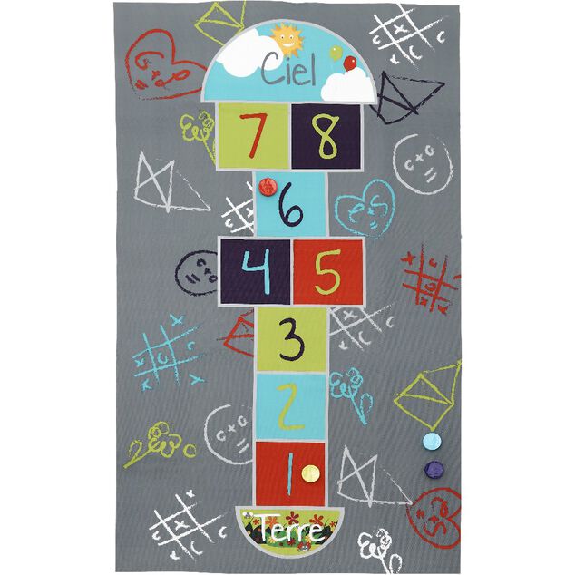 Tapis de jeu marelle XL