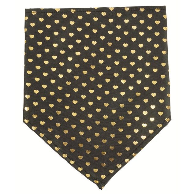 Bandana de No&euml;l pour chien noir