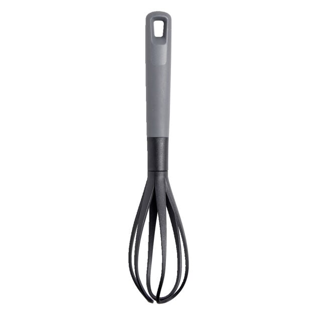 Fouet en plastique noir et gris L.30,5cm