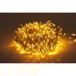 Guirlande lumineuse 700 LED cluster blanc chaud fixe clignotant L.14 m