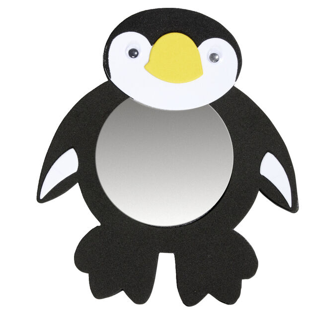 Miroir adh&eacute;sif forme animal 14x18cm - 3 mod&egrave;les