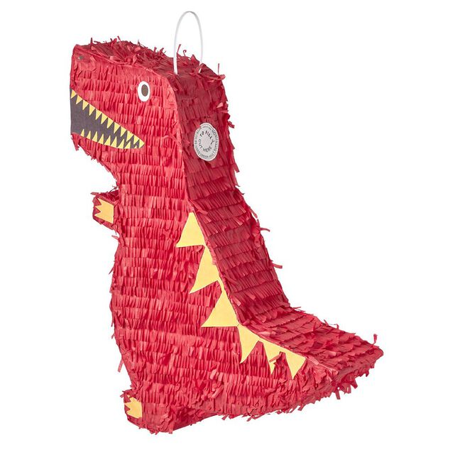 Piñata dinosaure rouge L50xl48xH10cm