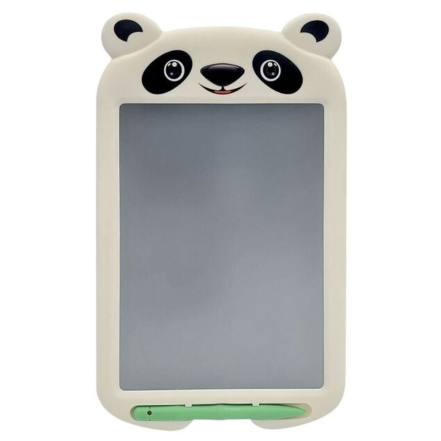 Tablette d'écriture enfant écran LCD forme ours H20cm blanc ou bleu
