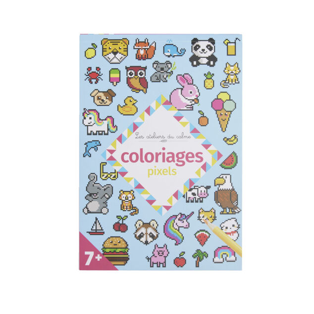 Livre de coloriage &agrave; pixels