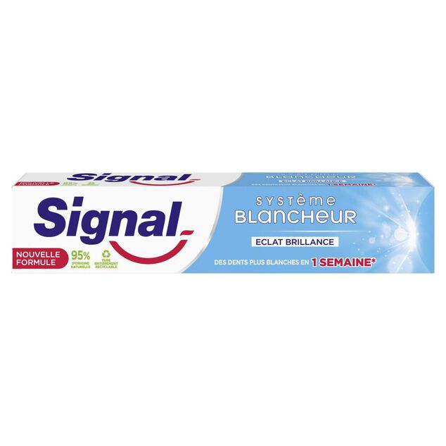 Dentifrice Signal blancheur &eacute;clat brillance 75ml