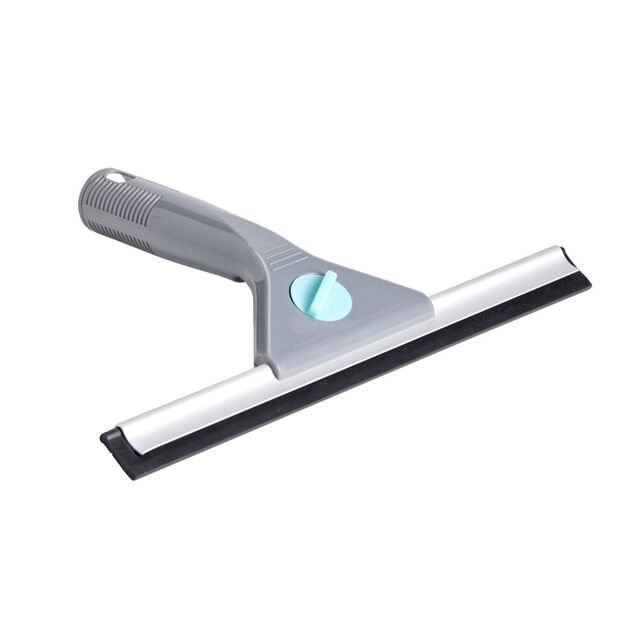 Raclette à vitre alu gris et plastique 18x25cm