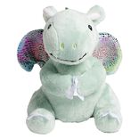 Peluche dragon bleu 15x15xH19cm