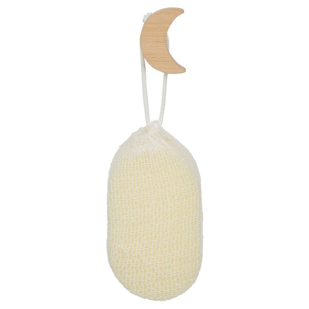 Crochet en bois forme lune, &eacute;toile ou nuage