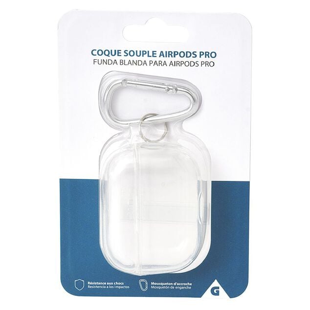 &Eacute;tui pour Airpods PRO plastique transparent