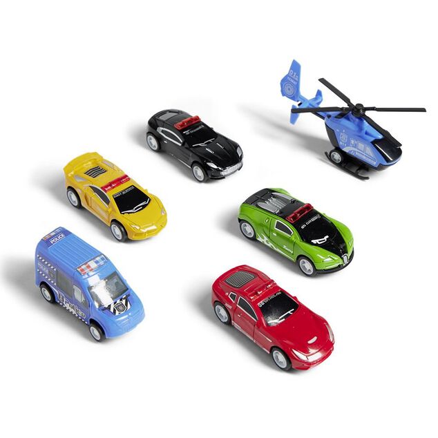 Kit 5 véhicules de police