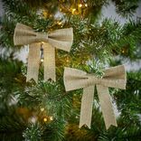 Suspension noeud lin Noël x2