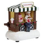 Stand vente de gourmandises lumineux Village de Noël