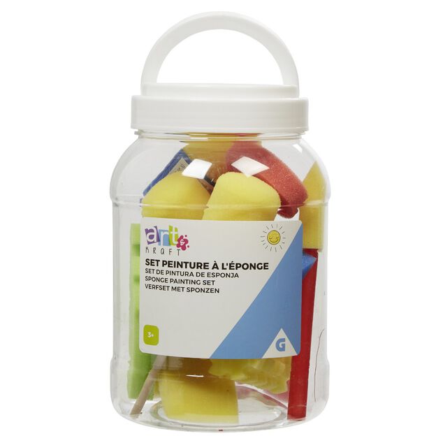 Baril Cr&eacute;atif peinture &agrave; l'&eacute;ponge