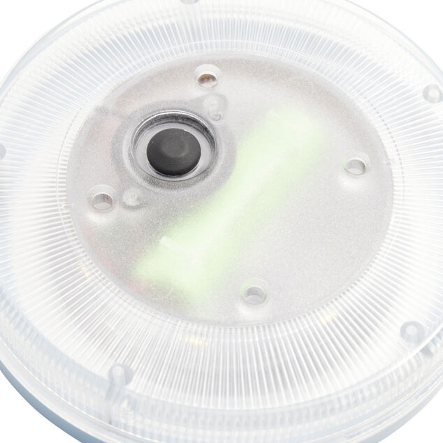 Lumi&egrave;re flottante solaire pour piscine &Oslash;11,5xH2,5cm