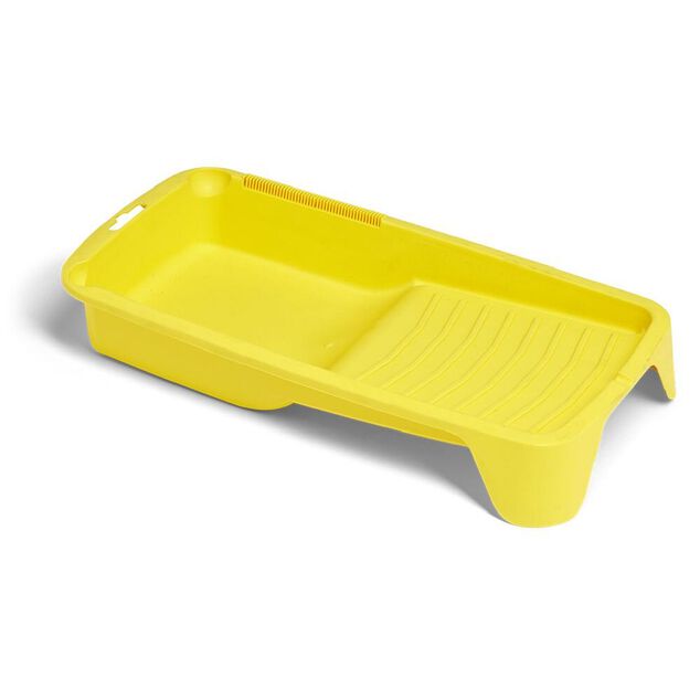 Bac &agrave; peinture plastique jaune