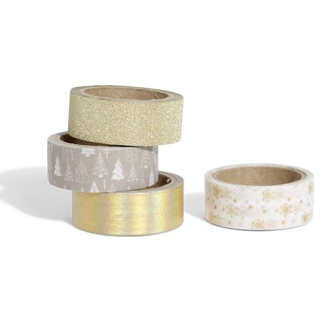 Ruban washi tape motif for&ecirc;t 4m x4