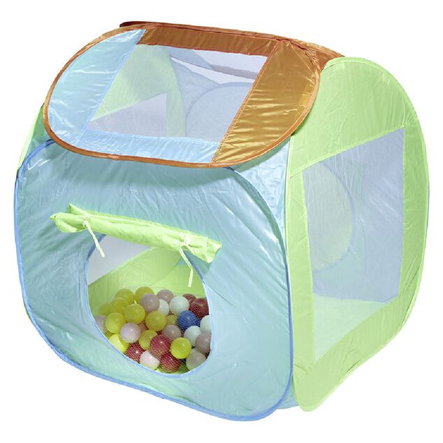 Tente pop-up avec 100 balles 80x80xH100cm