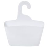 Serviteur de douche &agrave; suspendre blanc