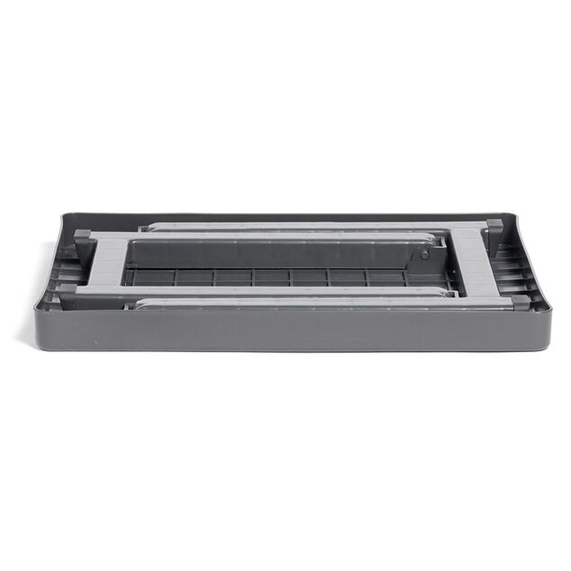 Table basse de camping plastique gris 40xH37x50cm