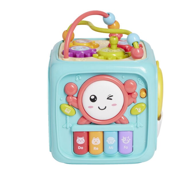 Cube activité enfant 14x14x17,7cm