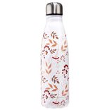 Bouteille isotherme inox motif fleur rose 500 ml