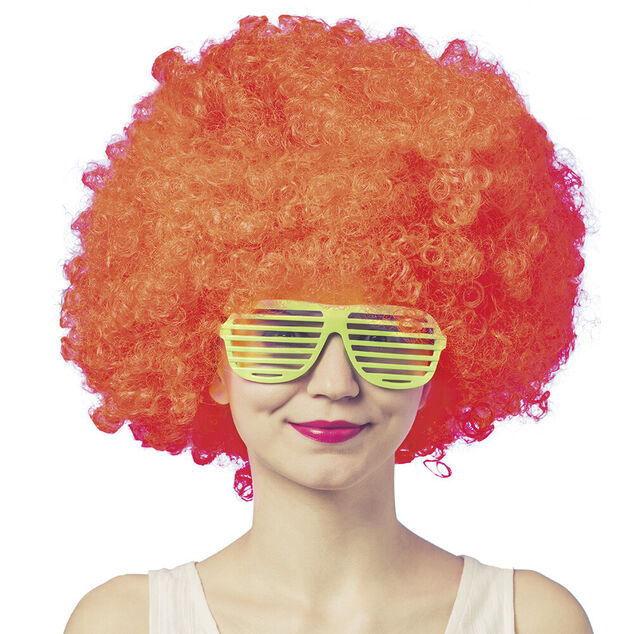KANOSON Déguisement Disco Homme – Perruque Afro, Lunettes, Collier, Moustache, Années 70-80