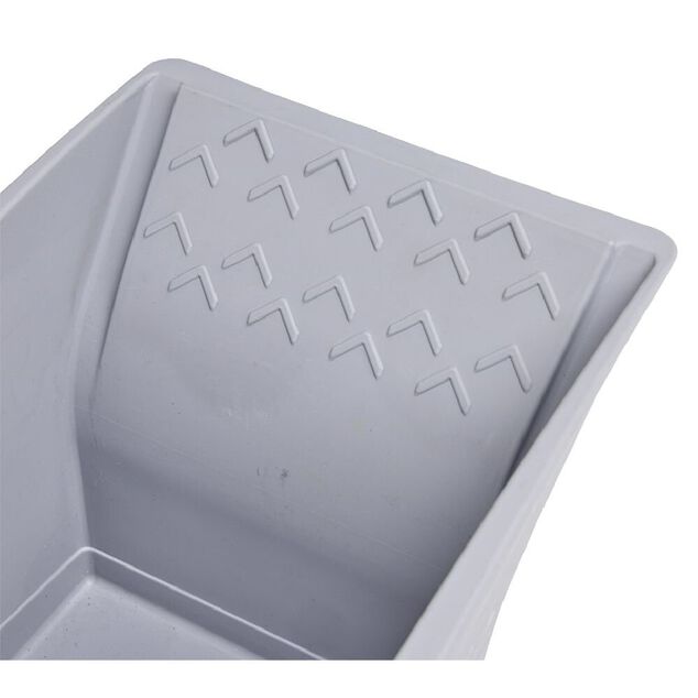 Bac &agrave; peinture avec poign&eacute;e plastique gris