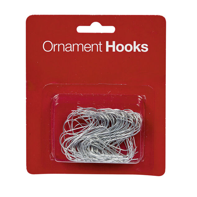 Crochet métallique argenté x100