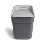 Poubelle de tri grise 20L