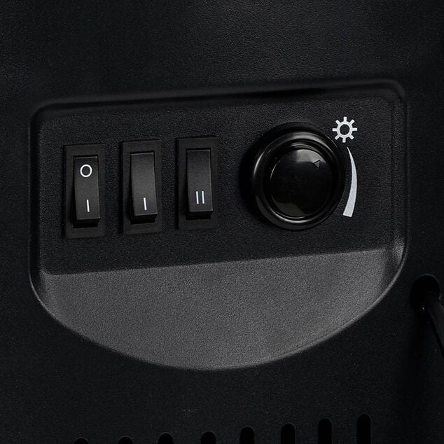 Po&ecirc;le soufflant 2en1 Homday d&eacute;co effet flamme