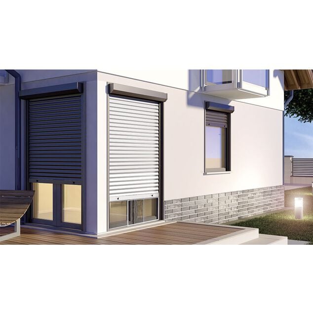 Moustiquaire de fen&ecirc;tre en aluminium extensible L70/130xH50cm