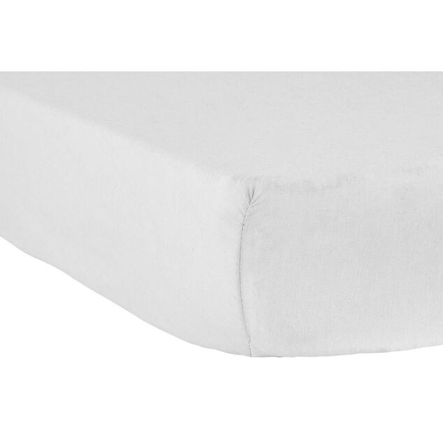 Prot&egrave;ge-matelas anti-punaises jersey 140x190x25cm polyester blanc