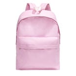 Sac à dos uni 2 poches 28x10,5xH37cm - 2 modèles noir ou rose