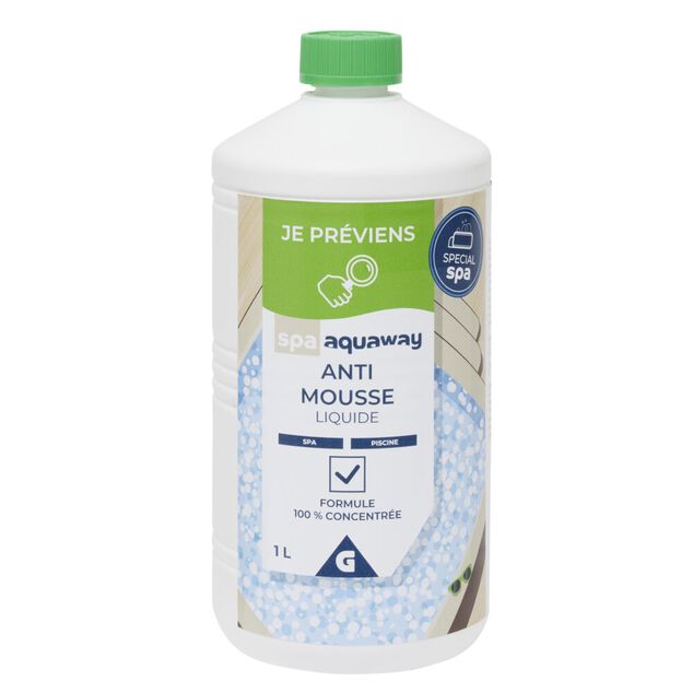 Liquide anti mousse pour spa 1 litre